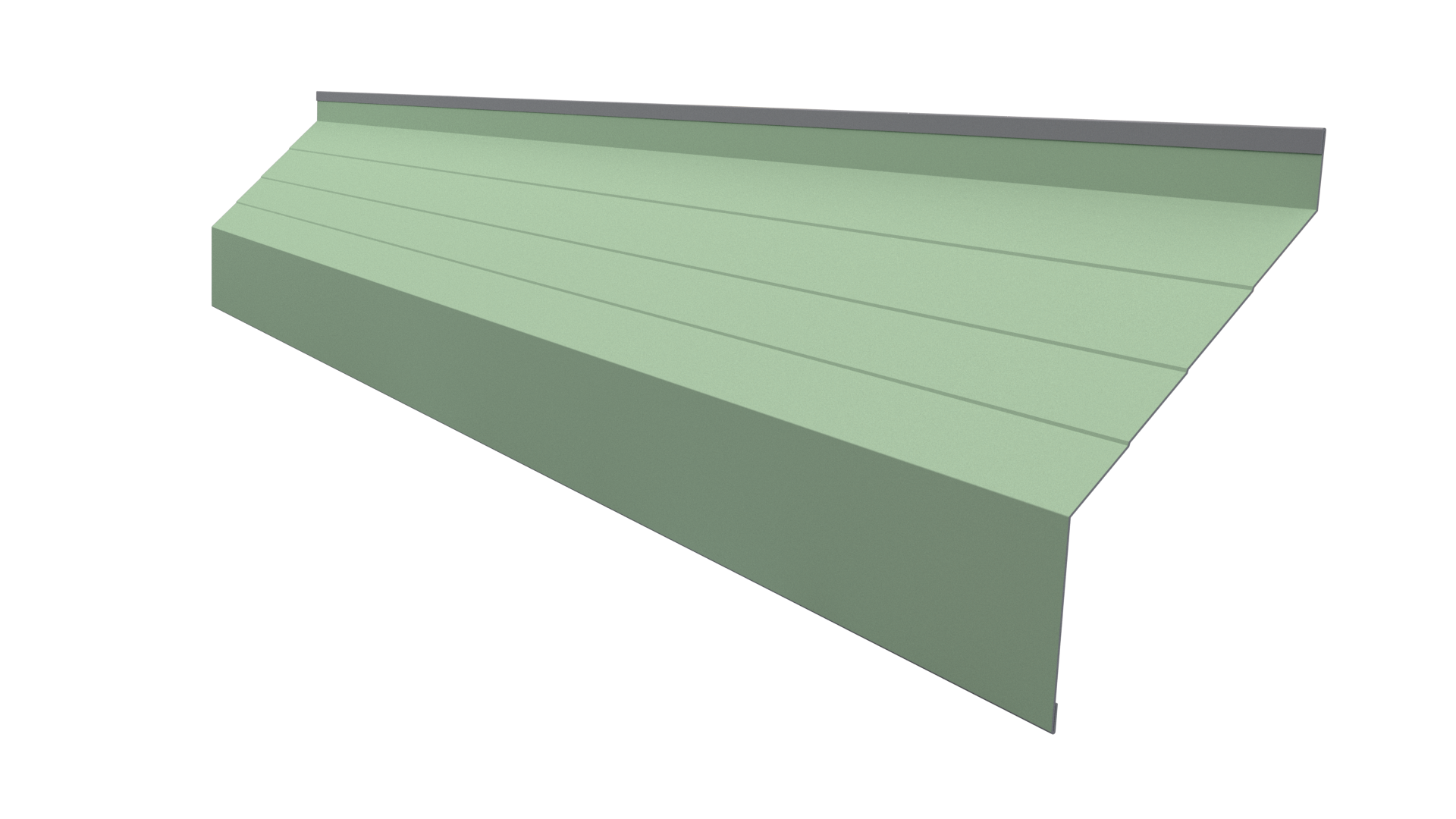 Ламель Юкка 110x0,45 мм, 6019 бело-зеленый глянцевый