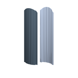 Штакетник Европланка Престиж 131x0,5 мм, 9002 светло-серый глянцевый