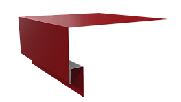 Планка околооконная 200х75х20 мм, 3020 транспортный красный глянцевый