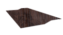 Планка крепёжная фальц 50x17x37 мм, Морёный дуб 3D