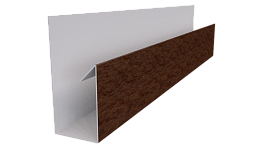 Планка П-образная 30x20x2000 мм, Античный дуб 3D