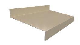 Отлив простой 20х100х20 мм, 1018 цинково-жёлтый глянцевый