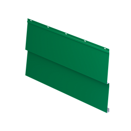 Металлосайдинг Корабельная доска 267/236x0,5 мм, 6029 мятно-зеленый глянцевый