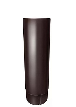 Труба круглая 90x3000 мм, 8017 шоколадно-коричневый