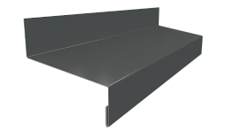 Отлив простой 20х50х20 мм, 7011 железно-серый глянцевый