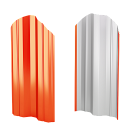 Штакетник М-образный 95x0,5 мм, 2011 насыщенный оранжевый