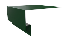 Планка околооконная 200х75х20 мм, 6002 лиственно-зеленый глянцевый