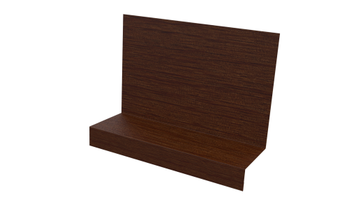 Примыкание боковое фальц 25x65x130 мм, Золотистый дуб 3D