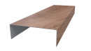 Декоративная накладка 20x60x20 мм, Орех 3D
