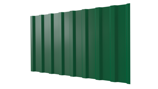 Профнастил С20B 1150/1100x0,45 мм, 6029 мятно-зеленый глянцевый