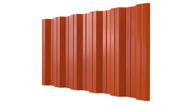 Профнастил НС35 1060/1000x0,4 мм, 2004 оранжевый глянцевый