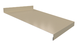 Отлив простой 20х250х20 мм, 1018 цинково-жёлтый глянцевый