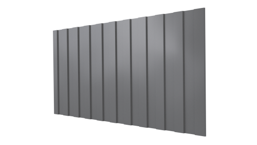 Профнастил С8 1200/1150x0,5 мм, 7037 пыльно-серый глянцевый
