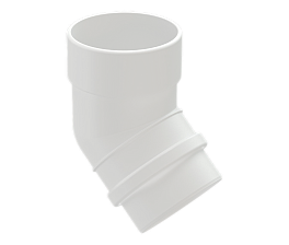 Колено 45⁰, 85 мм, 9003 пломбир