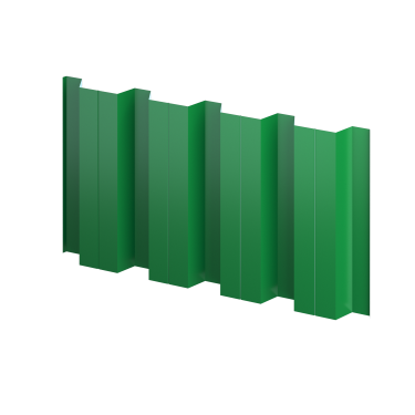 Профнастил Н60 902/845x0,45 мм, 6002 лиственно-зеленый глянцевый