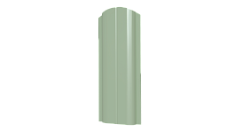 Штакетник Европланка 110x0,4 мм, 6019 бело-зеленый глянцевый