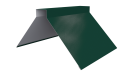 Конёк фигурный 150x150x2000 мм, 6005 зеленый мох глянцевый