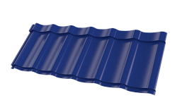 Металлочерепица Супермонтеррей 1180/1100x0,5 мм, 5002 ультрамариново-синий глянцевый