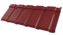 Профиль Пегас 1185/1150x0,4 мм, 3011 коричнево-красный глянцевый