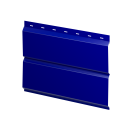 Металлосайдинг Л-брус 264/240x0,4 мм, 5002 ультрамариново-синий глянцевый