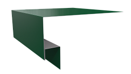 Планка околооконная Блок хаус 200х75х30 мм, 6029 мятно-зеленый глянцевый