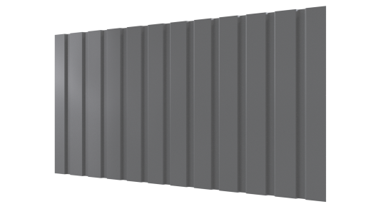 Профнастил С10 1155/1100x0,4 мм, 7037 пыльно-серый глянцевый