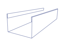 Доборные элементы для забора-жалюзи