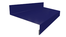 Отлив простой 20х70х20 мм, 5005 сигнальный синий глянцевый