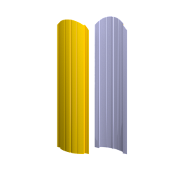 Штакетник Европланка Престиж 131x0,5 мм, 1018 цинково-желтый глянцевый