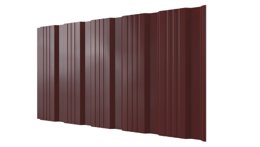 Профнастил К20 1195/1130x0,45 мм, 3009 оксид красный глянцевый