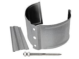 Кронштейн трубы на кирпич 90 мм, цинк