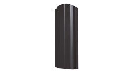 Штакетник Европланка 110x0,45 мм, 8019 серо-коричневый глянцевый
