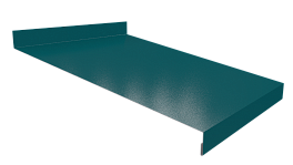 Отлив простой 20х250х20 мм, 6002 лиственно-зеленый глянцевый