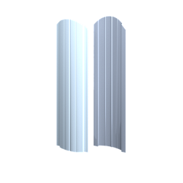 Штакетник Европланка Престиж 131x0,45 мм, 9003 сигнальный белый глянцевый