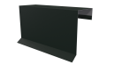 Планка торцевая фальц 65x97 мм, 6009 пихтовый зеленый матовый