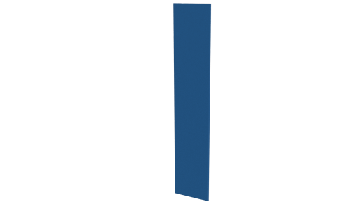 Крепежная планка 10x40x10 мм, 5015 небесно-синий глянцевый