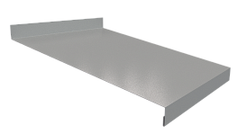 Отлив простой 20х250х20 мм, 7037 пыльно-серый глянцевый