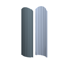 Штакетник Европланка Престиж 131x0,45 мм, 7005 мышино-серый глянцевый