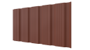 Профнастил К20 1195/1130x0,45 мм, 8004 медно-коричневый матовый