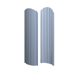 Штакетник Европланка Престиж 131x0,4 мм, 7004 сигнальный серый глянцевый