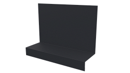 Примывание боковое фальц 25x65x130 мм, 7024 графитовый серый PUR Pruf