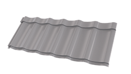 Металлочерепица Супермонтеррей 1180/1100x0,5 мм, 7004 сигнальный серый глянцевый