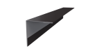 Планка угла наружного 50x50x2000 мм, 8019 серо-коричневый глянцевый