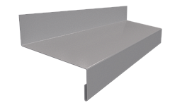 Отлив простой 20х50х20 мм, 8004 медно-коричневый глянцевый