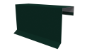 Планка торцевая фальц 65x97 мм, 6005 зеленый мох глянцевый