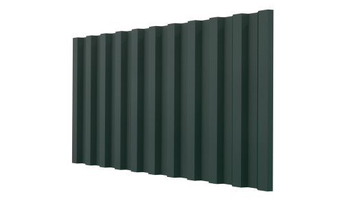 Профнастил С21 1051/1000x0,5 мм, 6005 зеленый мох матовый