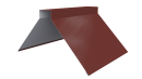 Конёк фигурный 150x150x2000 мм, 3009 оксид красный глянцевый