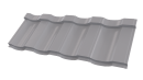 Металлочерепица Геркулес 30 1200/1150x0,5 мм, 7004 сигнальный серый глянцевый