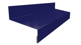 Отлив простой 20х50х20 мм, 5005 сигнальный синий глянцевый