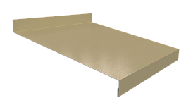 Отлив простой 20х200х20 мм, 1015 св. слоновая кость глянцевый